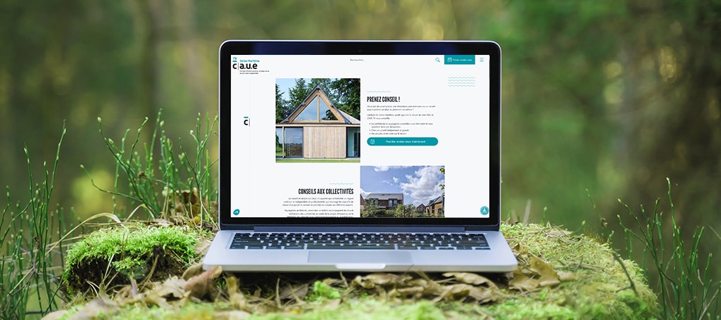 Site CAUE 76 responsive et éco conçu
